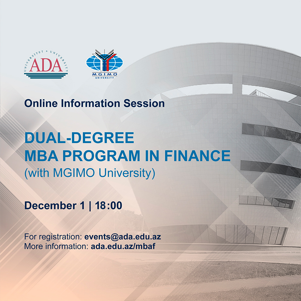 Презентация программы МВА «Finance»